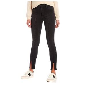 Joe's Jeans The Bella 11" high rise skinny ankle split front gray size 26